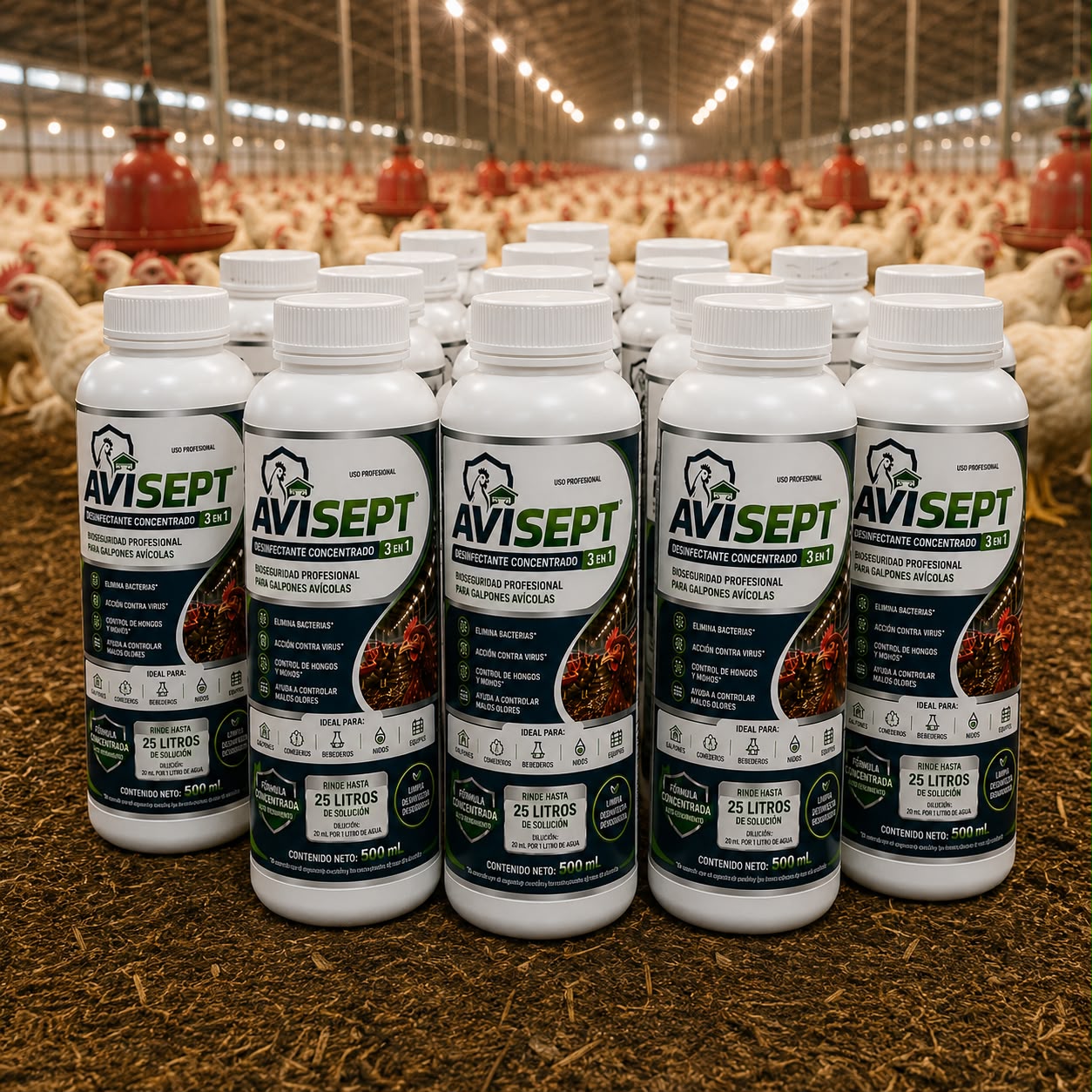AVISEPT DESINFECTANTE CONCENTRADO PARA AVES