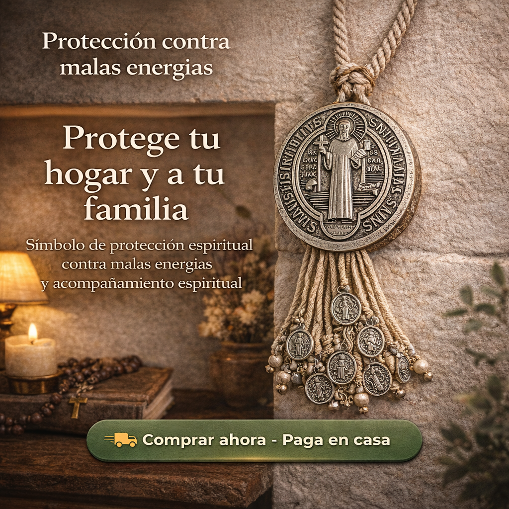MEDALLA DE SAN BENITO  PROTECTORA DE TODO MAL