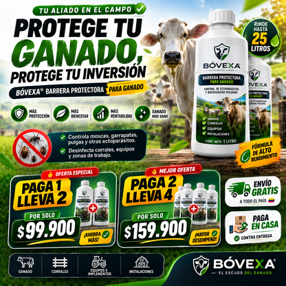 BOVEXA INSECTICIDA PARA GANADO Y CORRALES CONCENTRADO