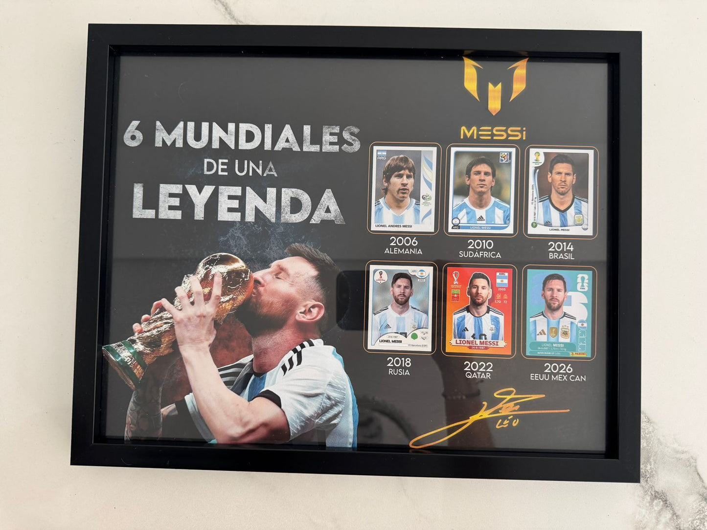 CUADRO PREMIUM HOMENAJE A MESSI