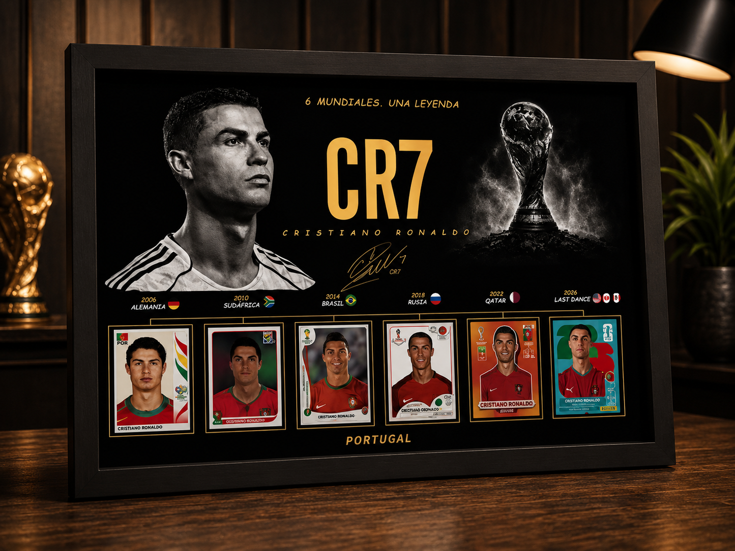 CUADRO PREMIUM  A LOS GOAT´ S DEL FUTBOL