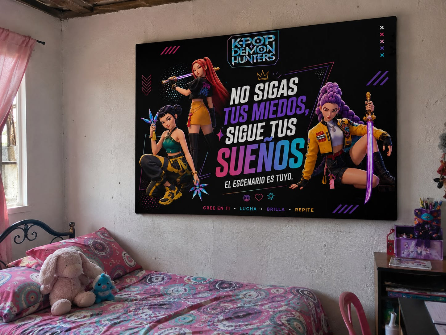 CUADRO PREMIUM LAS K-POP GUERRERAS