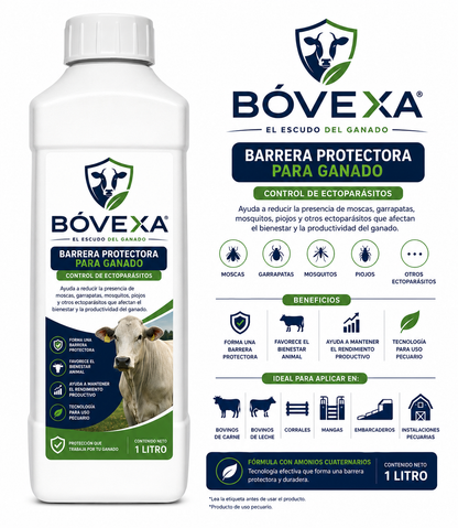 BOVEXA INSECTICIDA PARA GANADO Y CORRALES CONCENTRADO