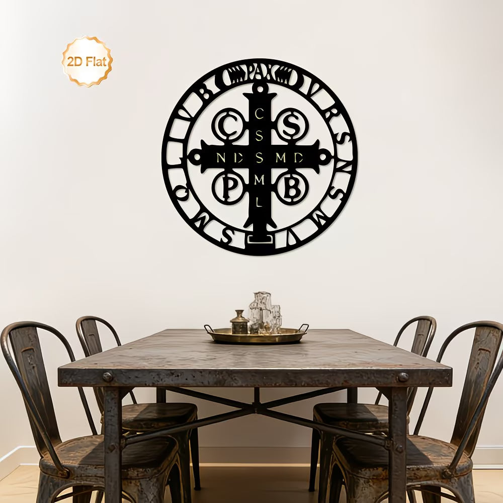 CRUZ DE LA MEDALLA DE SAN BENITO PARA EL HOGAR O NEGOCIO