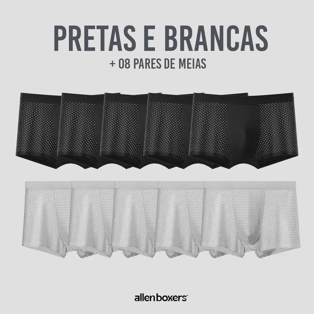 Kit de Ropa Interior Transpirable de Bambú Premium | Compra 5 Lleva 10