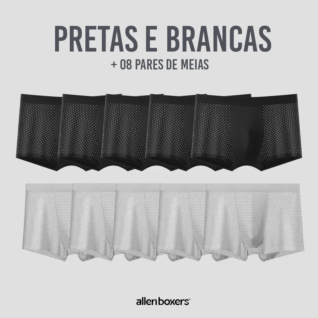 Kit de Ropa Interior Transpirable de Bambú Premium | Compra 5 Lleva 10